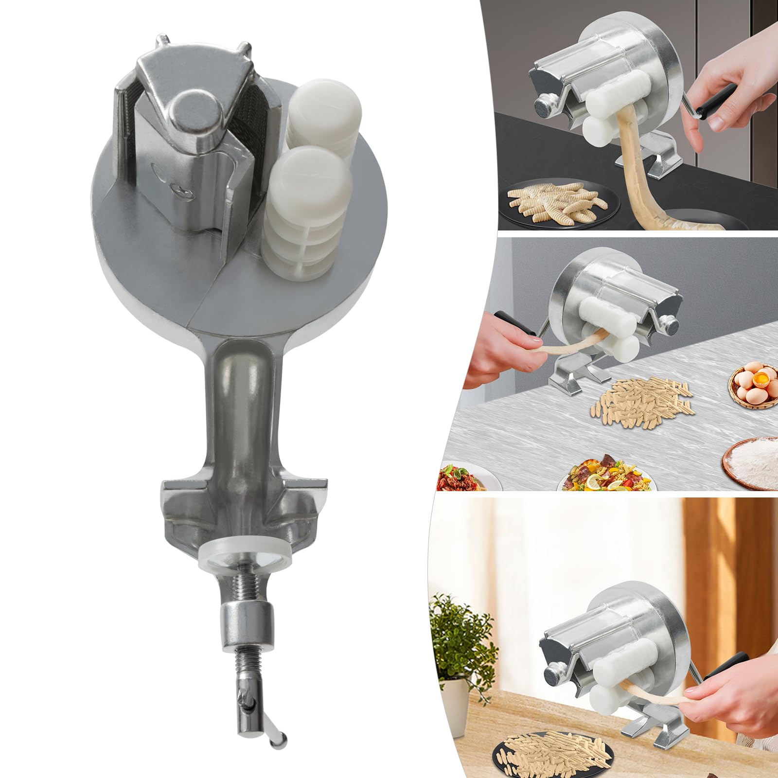 Macchina per pasta manuale Cavatelli Portatile Macchina per Pasta Maker con manovella Maker per Circa All'interno 5 cm Macchina Gnocchi Macchina per Pasta Macchina per Casa Stradali Ristoranti
