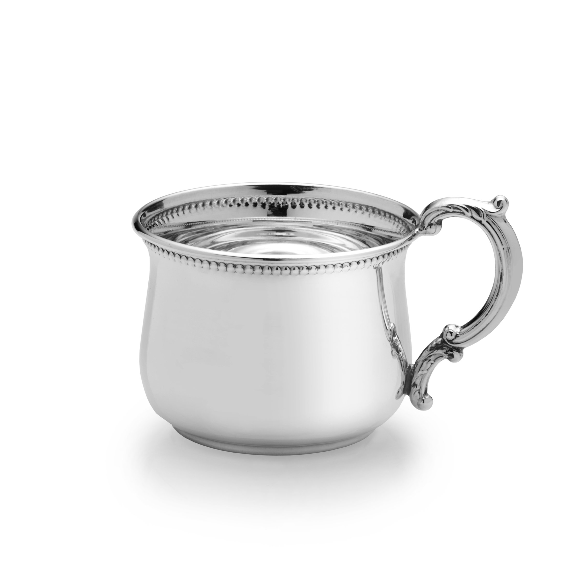Empire Pot Belly Bead Sterling Baby Cup