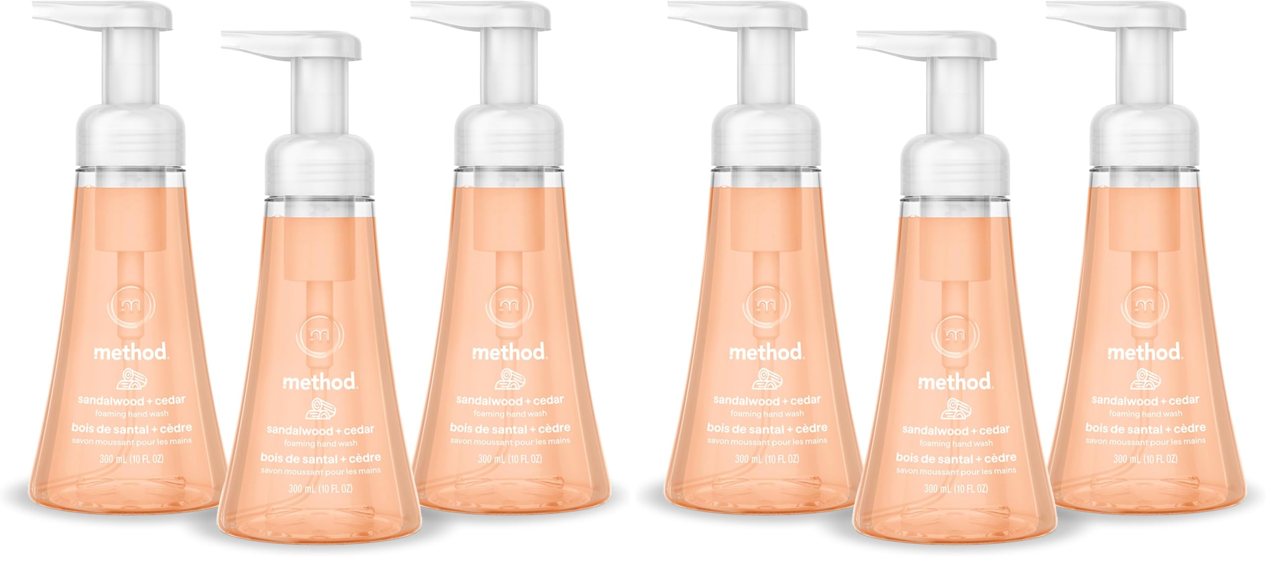 Method Foaming Hand Wash, Sandalwood + Cedar, 10 fl oz