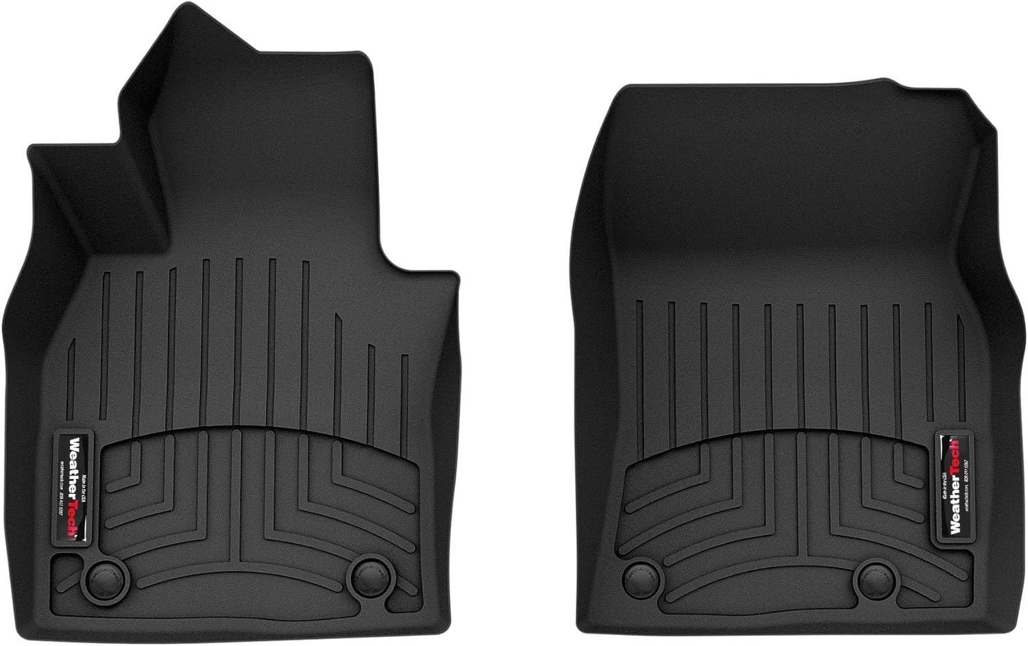 WeatherTech Custom Fit FloorLiners for Mazda CX-30, CX-50, 1st Row (4417391), Black