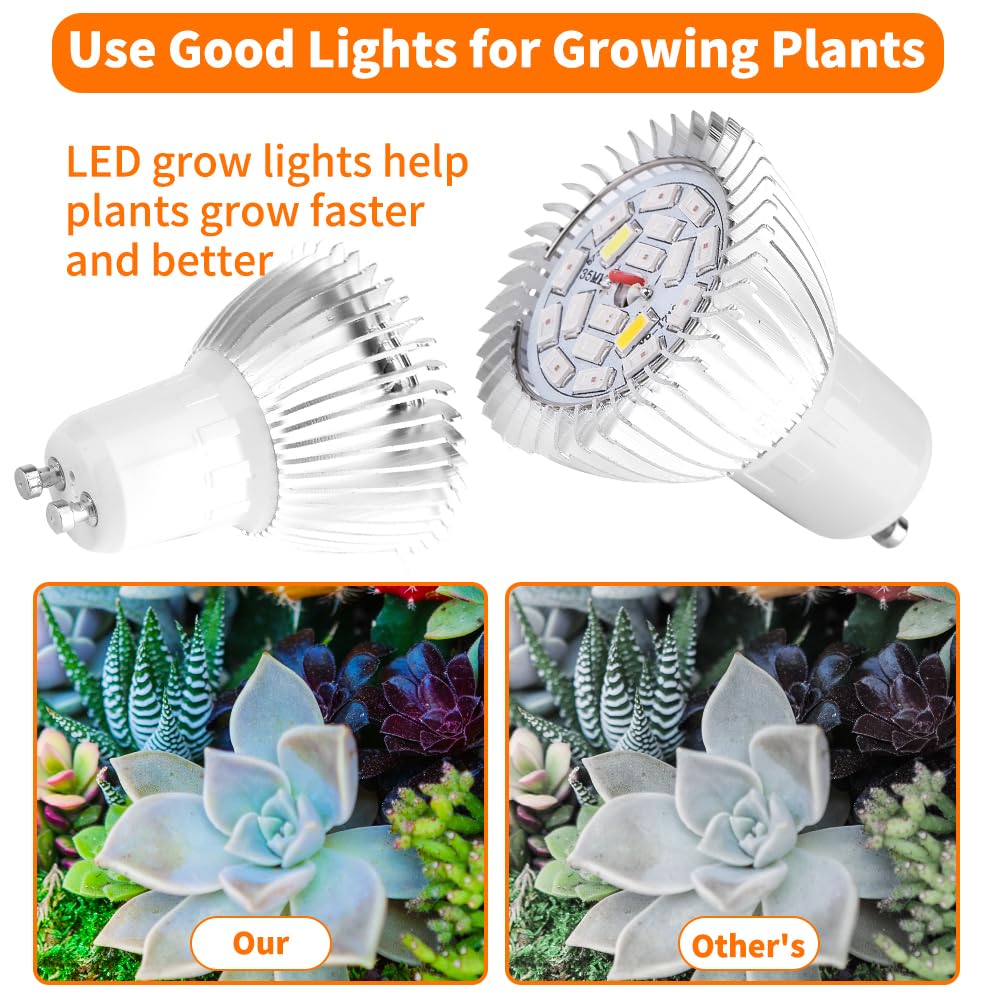Lampe De Croissance Plantes Intérieur E14 - 18W LED Spectre Complet, Pour Semis Et Culture