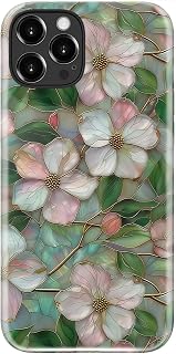DEENAKIN for iPhone 16 Pro Max Case,Aesthetic Floral,MagSafe Compatible