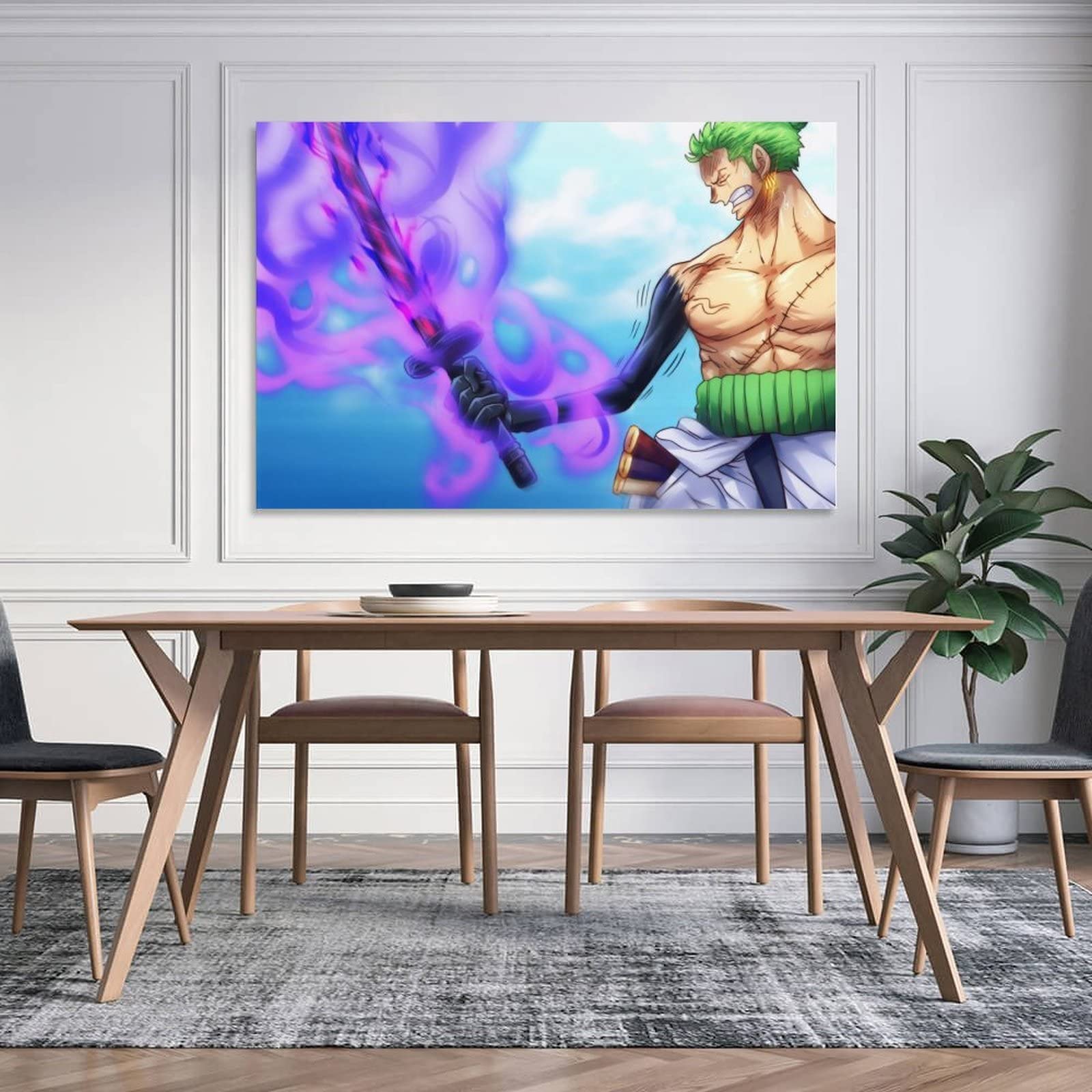 ワンピース　ゾロ　ポスター　A全サイズ フレーム付き ONE PIECE』A全アートポスター 「ZORO」 BD3