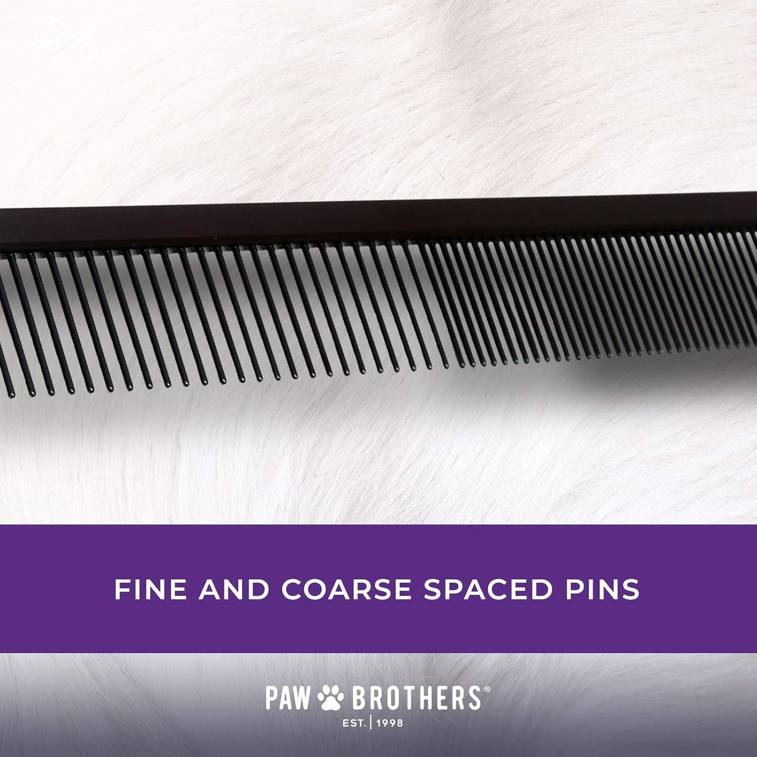 Paw Brother Greyhound Style Comb for Dogs Bundle image 3