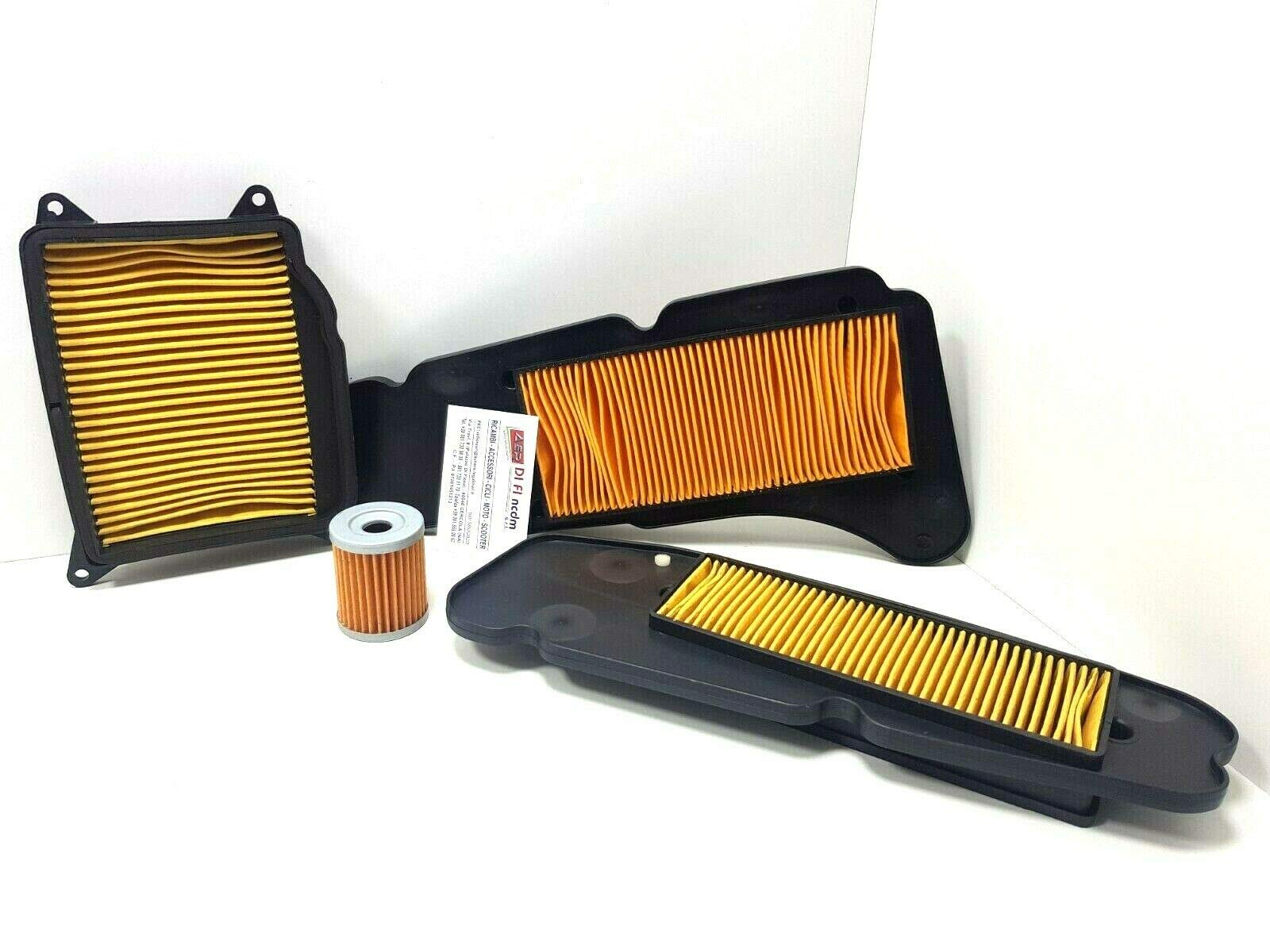 OFFERTA KIT 3 FILTRI ARIA DESTRO SINISTRO TRASMISSIONE + FILTRO OLIO YAMAHA YP 400 MAJESTY 2004 2005 2006 2007 2008 2009 2010 2011 2012 2013 2014 2015