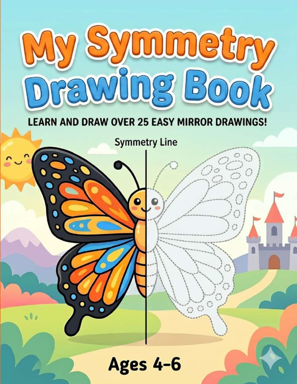My Symmetry Drawing Book: 25 Fun Tracing Activities for Ages 4 – 6