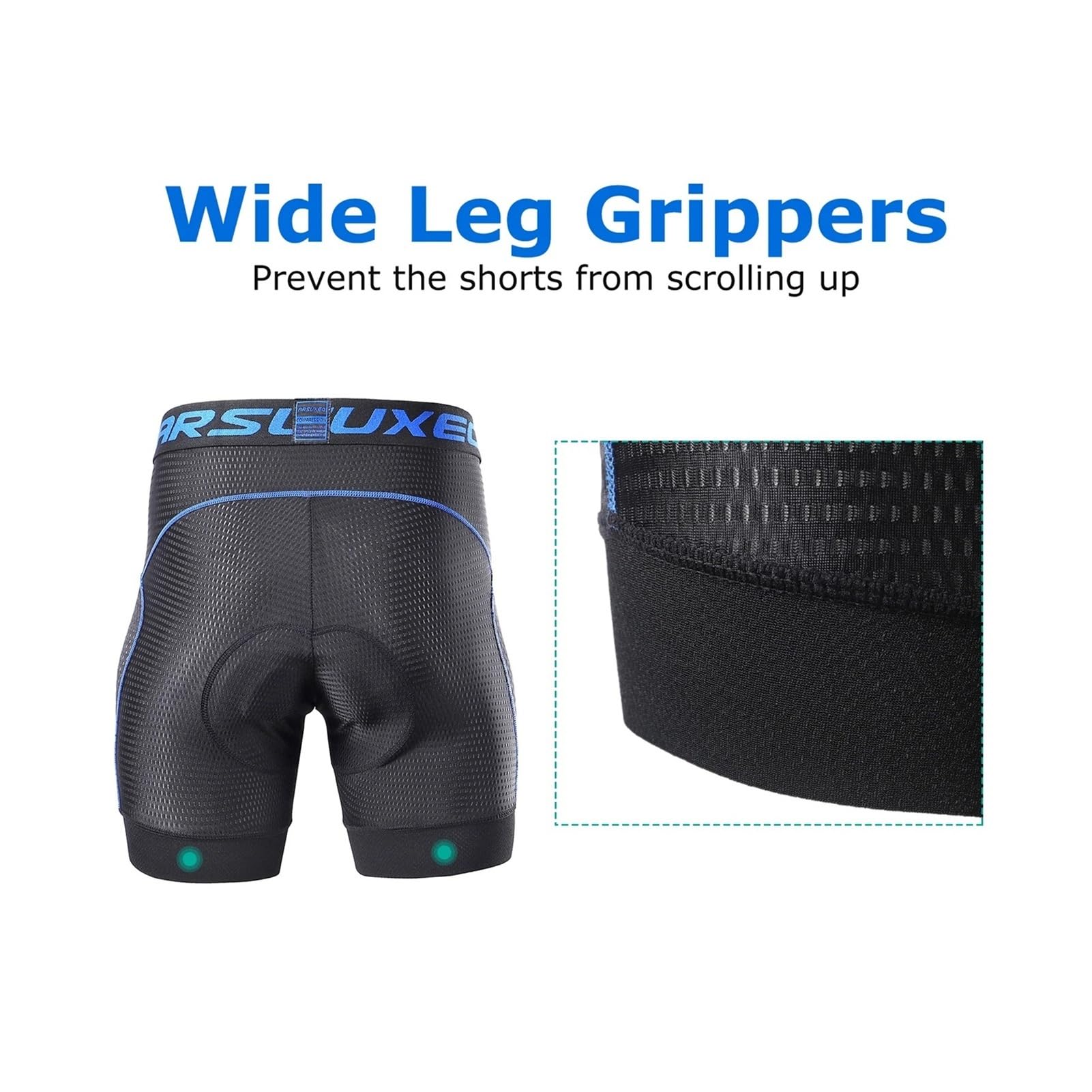 Genérico Culote Ciclismo Hombre, Pantalones Cortos de Ciclismo con Acolchado 5D y Secado rápido for Bicicleta montaña
