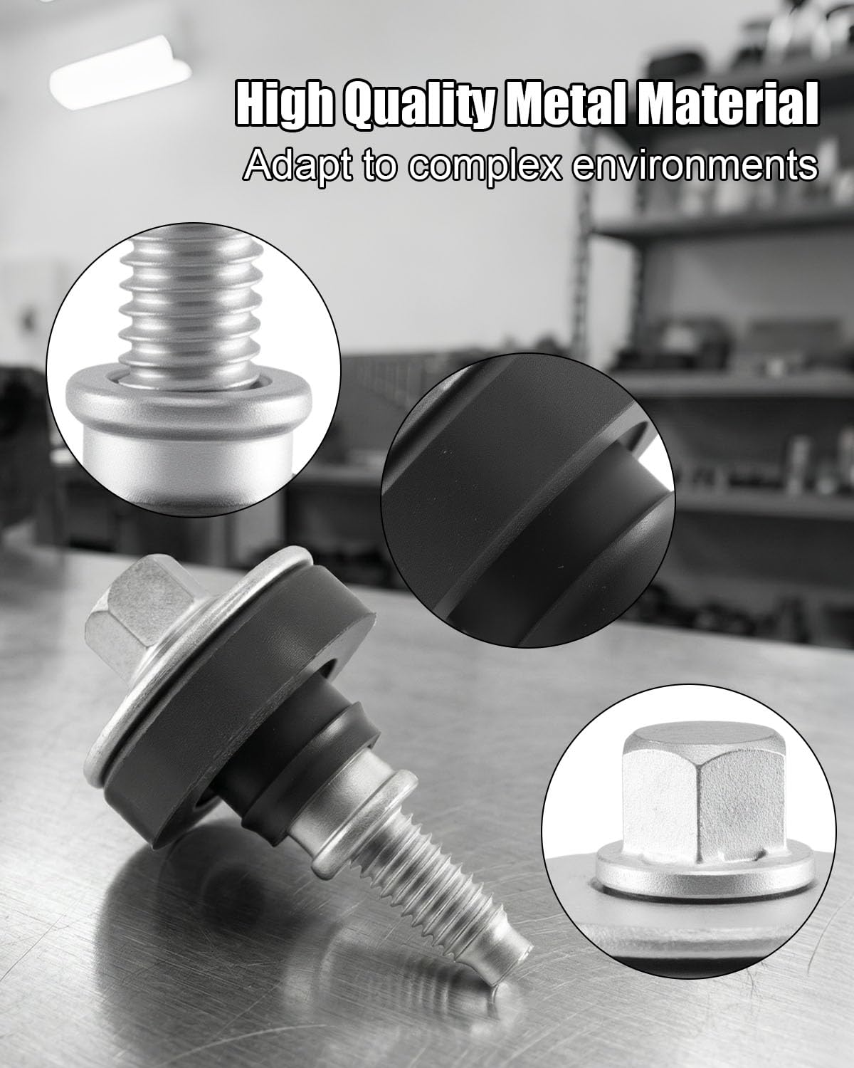 10 Pcs Valve Cover Bolts Fit for Ram Chrysler Dodge Jeep 2006-2026, Cylinder Head Valve Cover Mounting Hardware Bolts Replace 53022085AD 53022085AC 53021333BA