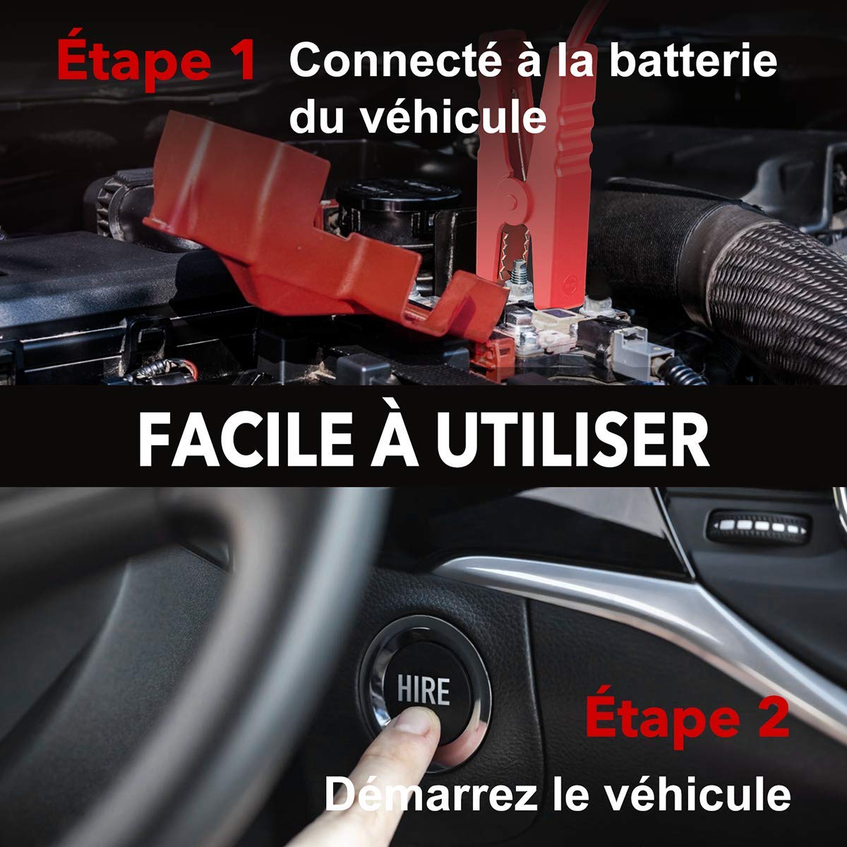 BuTure BR600 Easy Jump Start Steps