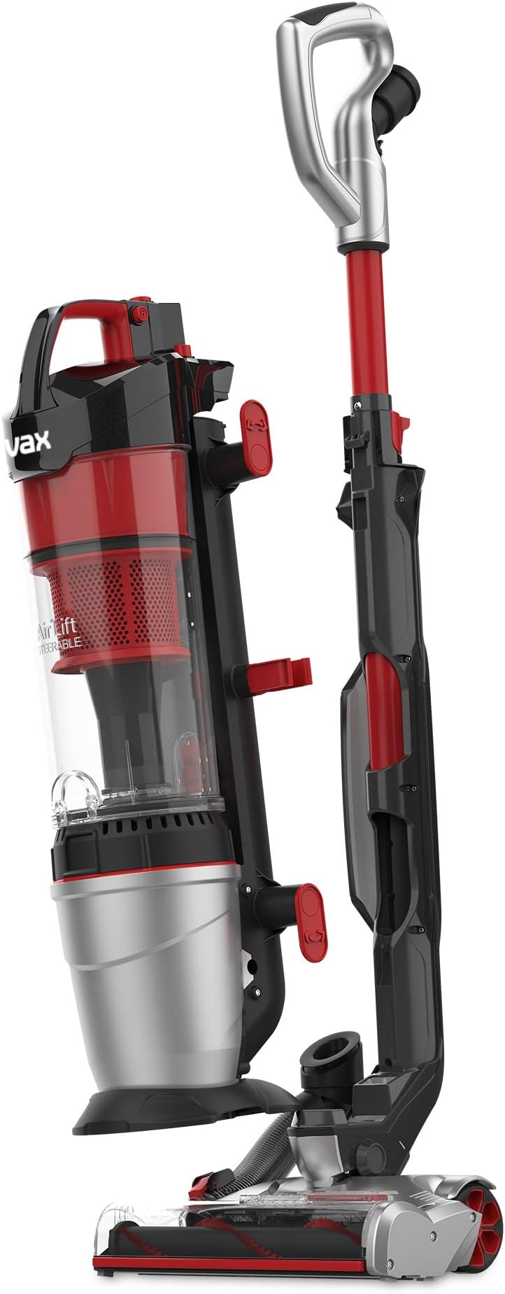 Vax UCSUSHV1, Air Lift Steerable Advance Upright Vacuum Cleaner, Red