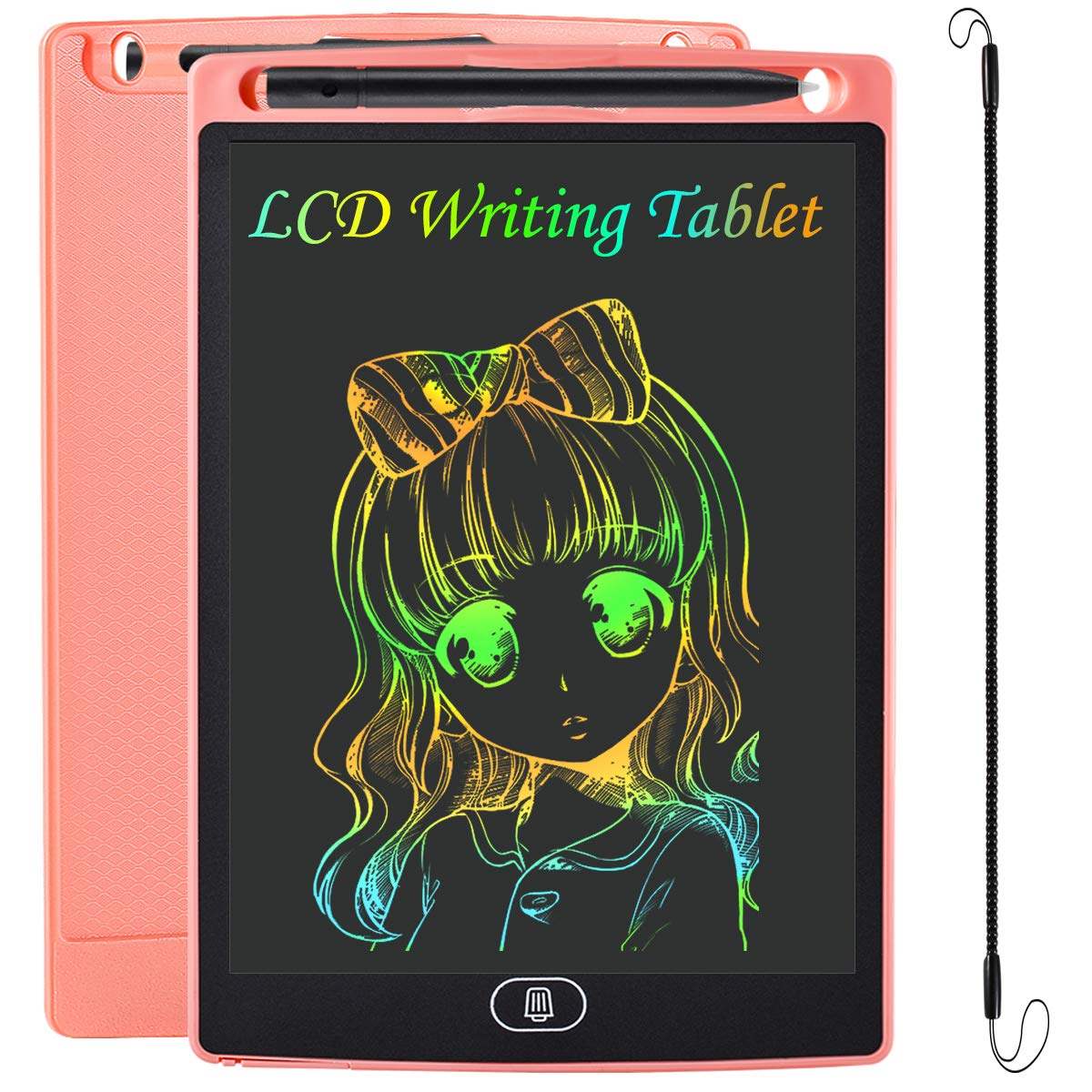 JOEAIS Tavoletta Grafica LCD Scrittura Bambini 8.5 Pollici, Colorato Anti-caduta Elettronica Tavoletta Grafica Lavagna Portatile da Disegno, Regalo per Bambini, Progettista, Studenti