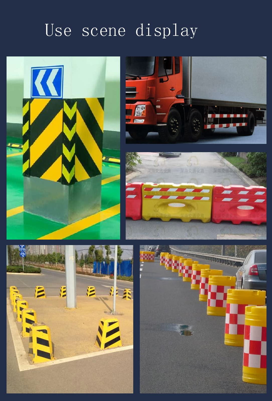 Taśma barierowa ostrzegająca o zagrożeniach Odblaskowa wielokolorowa 5 cm x 25 m | Taśma odblaskowa o wysokiej widoczności do pojazdów ciężarowych, przyczep i pojazdów budowlanych(Fluorescent Yellow/Black)