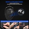 UtechSmart Wired Gaming Mouse with Side Buttons Adjustable up to 16400 DPI High Precision Laser for MMO PC