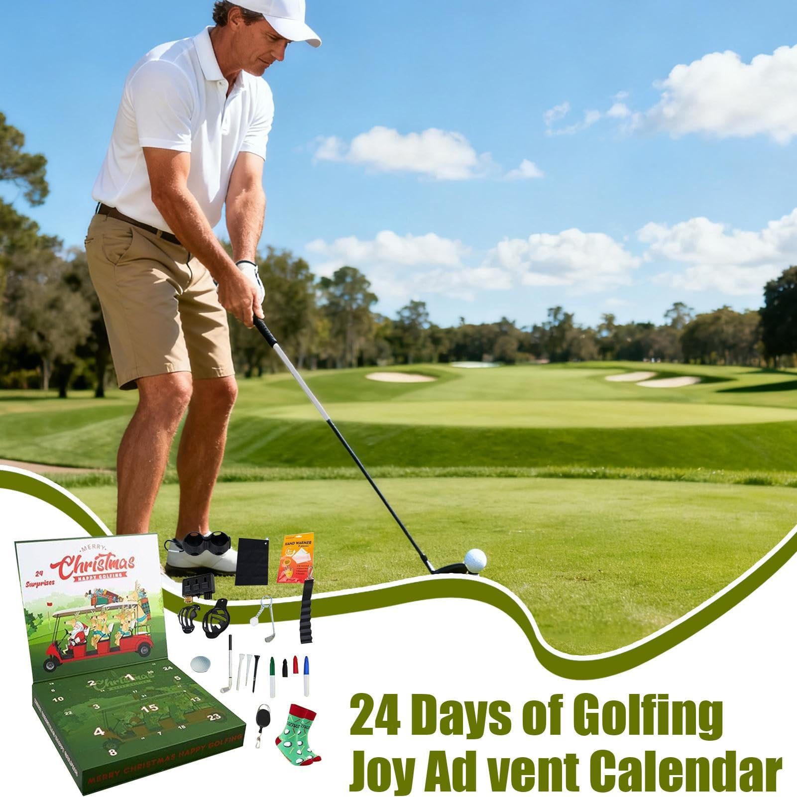 2025 Weihnachtskalender 2025 Golf Deko Adventskalender