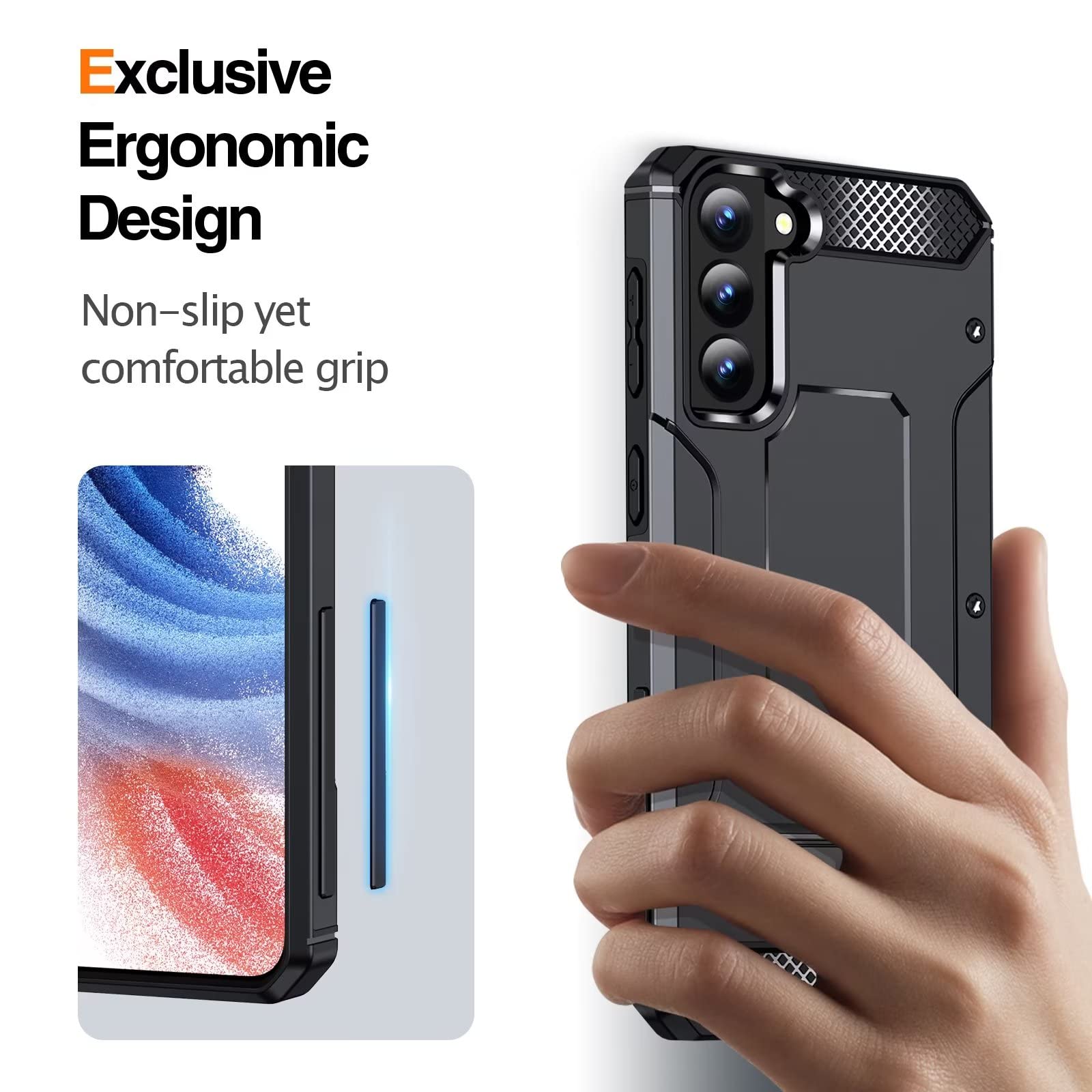 Custodia Anti-Shock per Google Pixel 7a Cover protettiva antiurto anti caduta