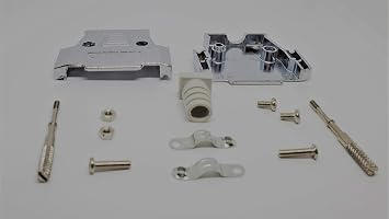 Pc Accessories - 6-Pack DB25 Metal Hood with Hardware for DB 25 Male or Female Connectors, Thumb Screws 6 Sets Pack