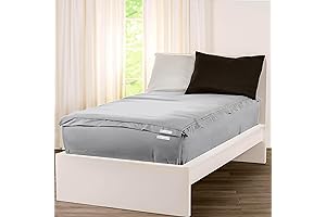 Zip-On Sheets Twin XL Size Deep Pocket Fitted Sheet