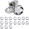 Mgoodoo 16mm(5/8'') Diamond Upholstery Tacks, 10PCS Crystal Pins Nails Studs Buttons for Tufted Sofa Bed Headboard CorkBoard Furniture Decoration