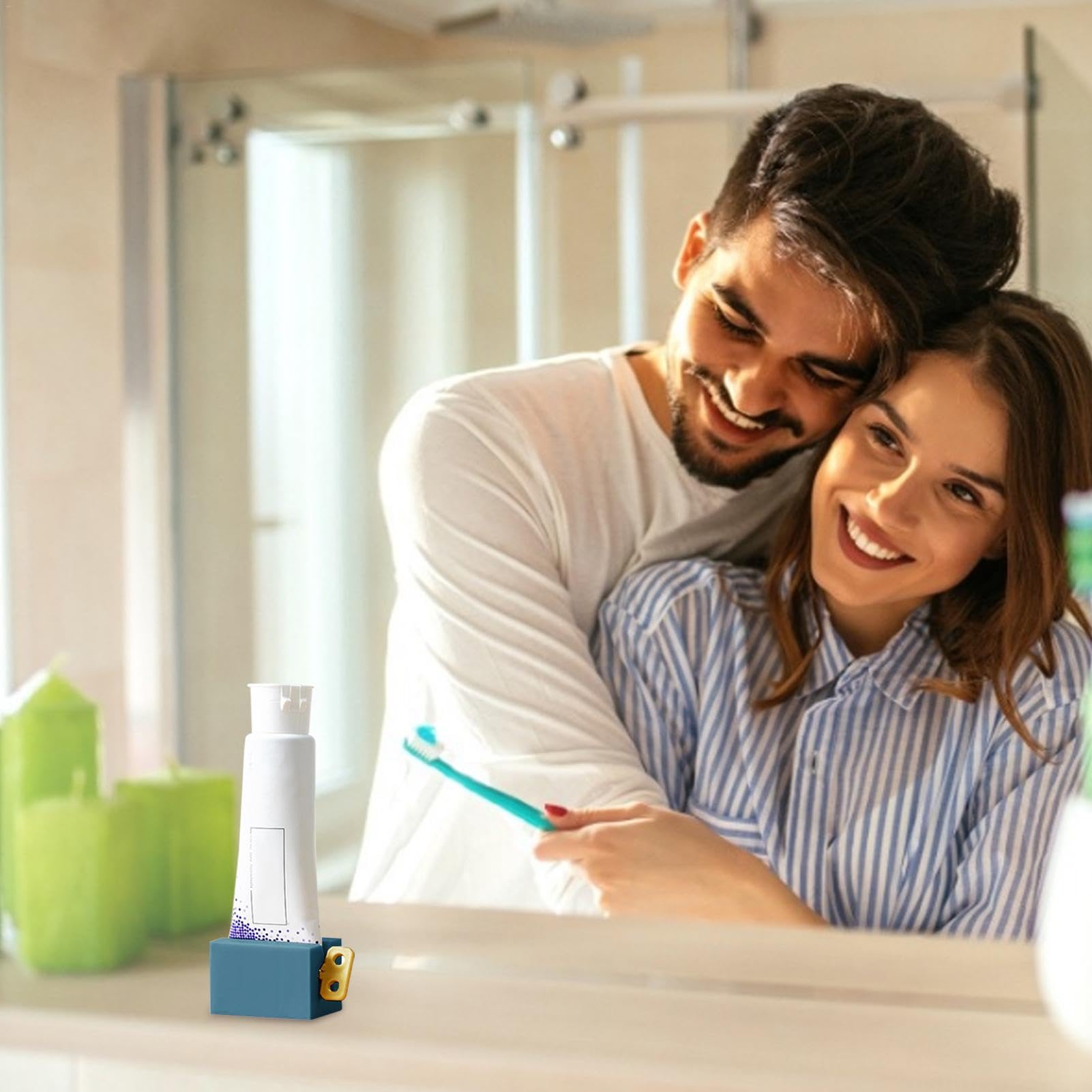 Presse-Tube De Dentifrice Manuel - Distributeur Multifonction Clip Pour Salle De Bain