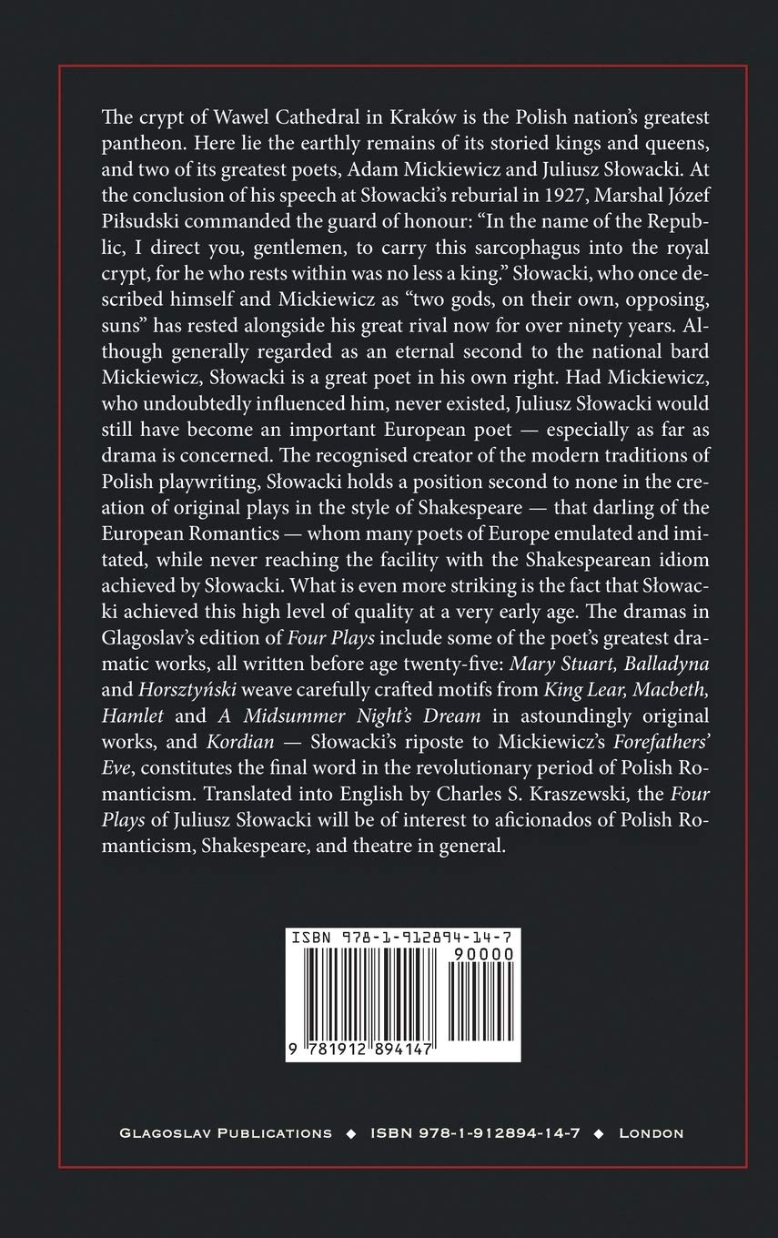 Four Plays: Mary Stuart, Kordian, Balladyna, Horszty¿ski