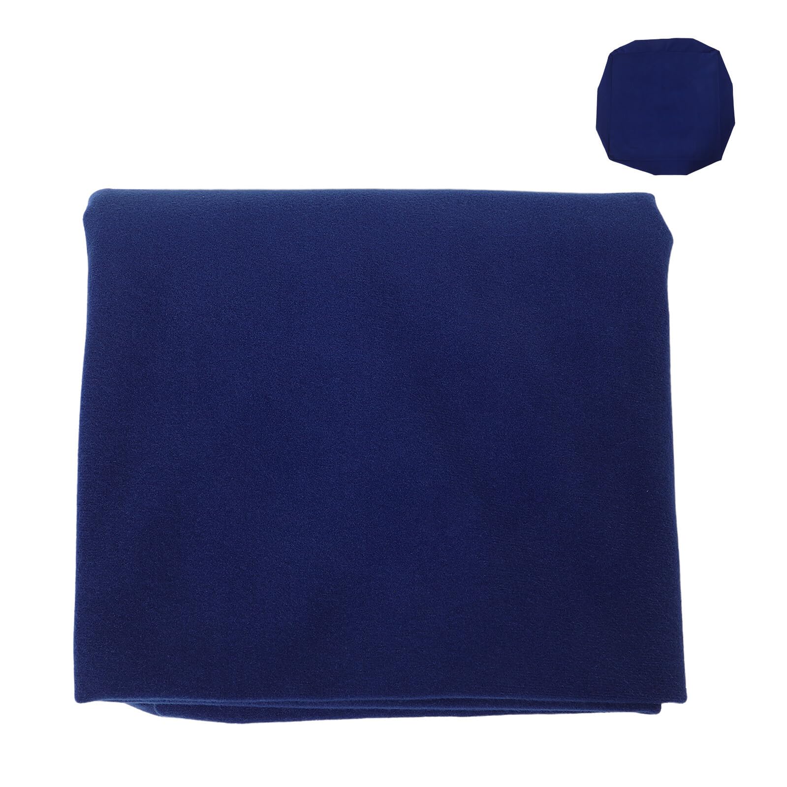 Veemoon Tapete Plegable para Juegos de Mesa 86x86 Cm Azul Oscuro, Antideslizante y Portátil para Mahjong, Póker, Dominó y Juegos de Cartas, Adecuado para Reuniones y Uso Doméstico