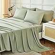 Elegant Comfort Luxurious 1500 Premium Hotel Quality Microfiber Three Line Embroidered Softest 4-Piece Bed Sheet Set, Wrinkle and Fade Resistant, King, Taupe