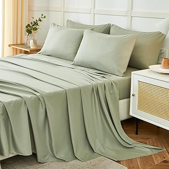 Elegant Comfort Luxurious 1500 Premium Hotel Quality Microfiber Three Line Embroidered Softest 4-Piece Bed Sheet Set, Wrinkle and Fade Resistant, King, Taupe