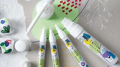 Miniatura 8 de Kreul 17919solo GOYA Triton Acrílico Pintura marcador, punta cincel, 15mm., azul ultramar