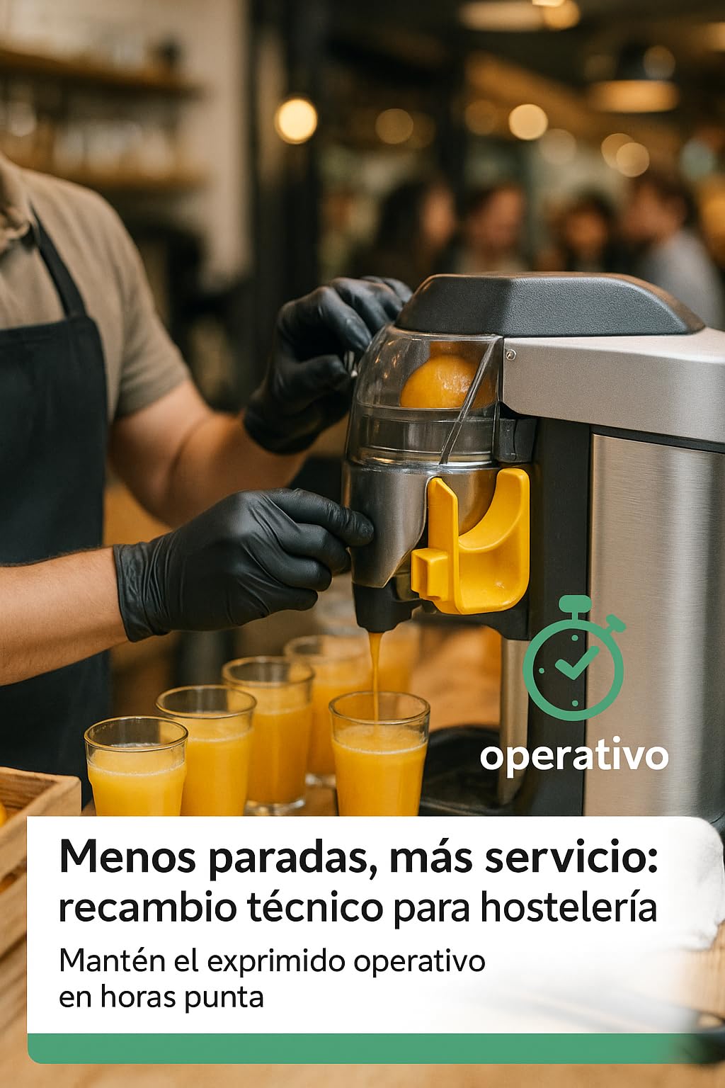 CubetasGastronorm ® Cuña Extractora Derecha Para Exprimidor S3300010:02 compatible con Zumex Accesorio Profesional Repuesto Original Alta Resistencia Fácil Limpieza Hostelería Repuesto Técnico Preciso