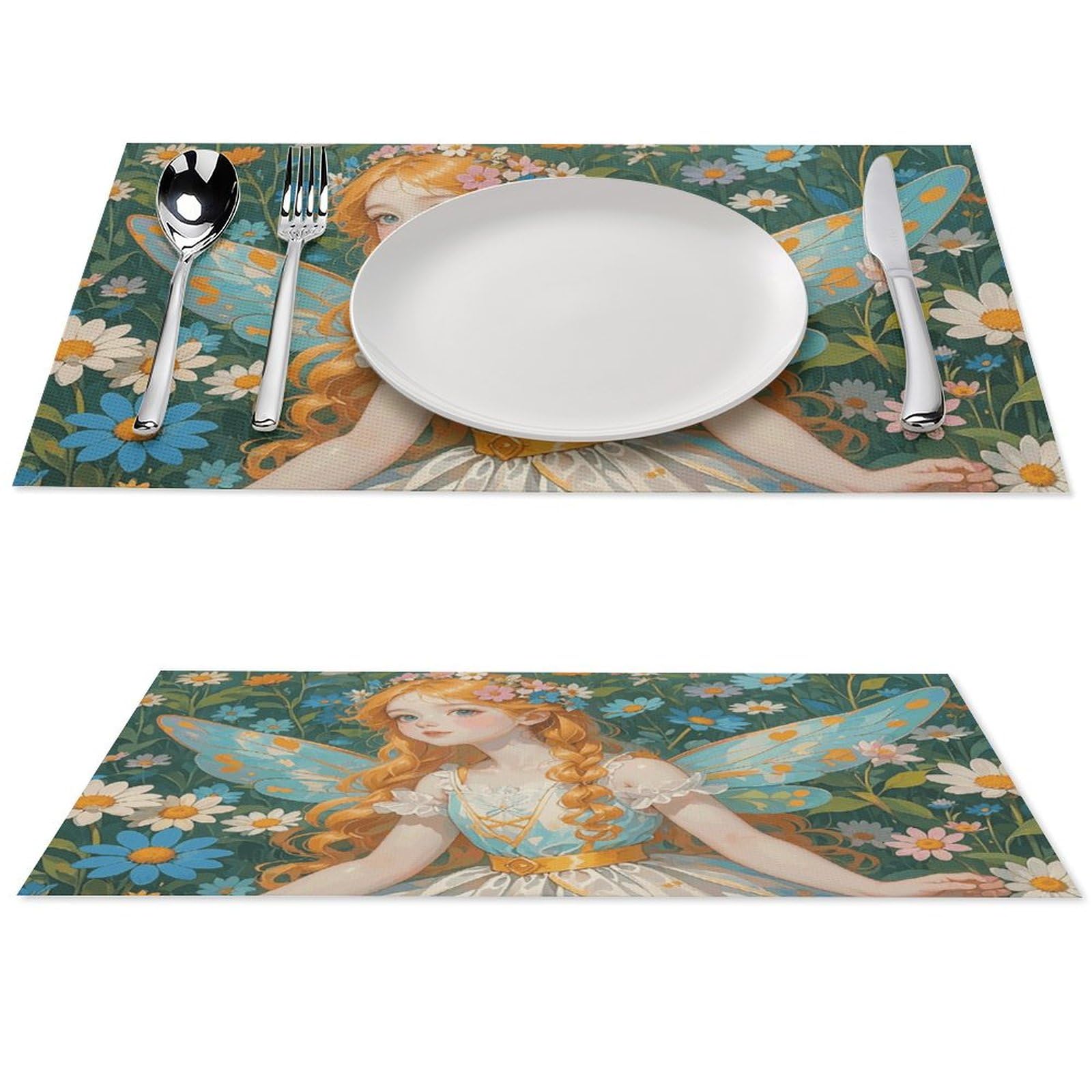 Sets de table en PVC lavables pour éliminer les taches sur votre table