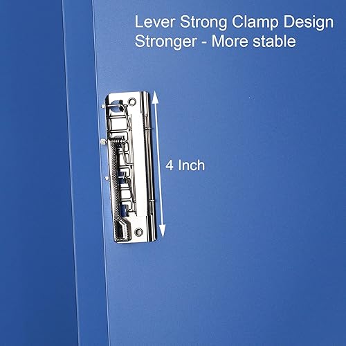 Miniatura 3 de Paquete de 6 carpetas de plástico sin perforaciones, tamaño A4, carpeta de archivos de clip doble fuerte, cubierta de informe de 8.5 x 11 pulgadas,