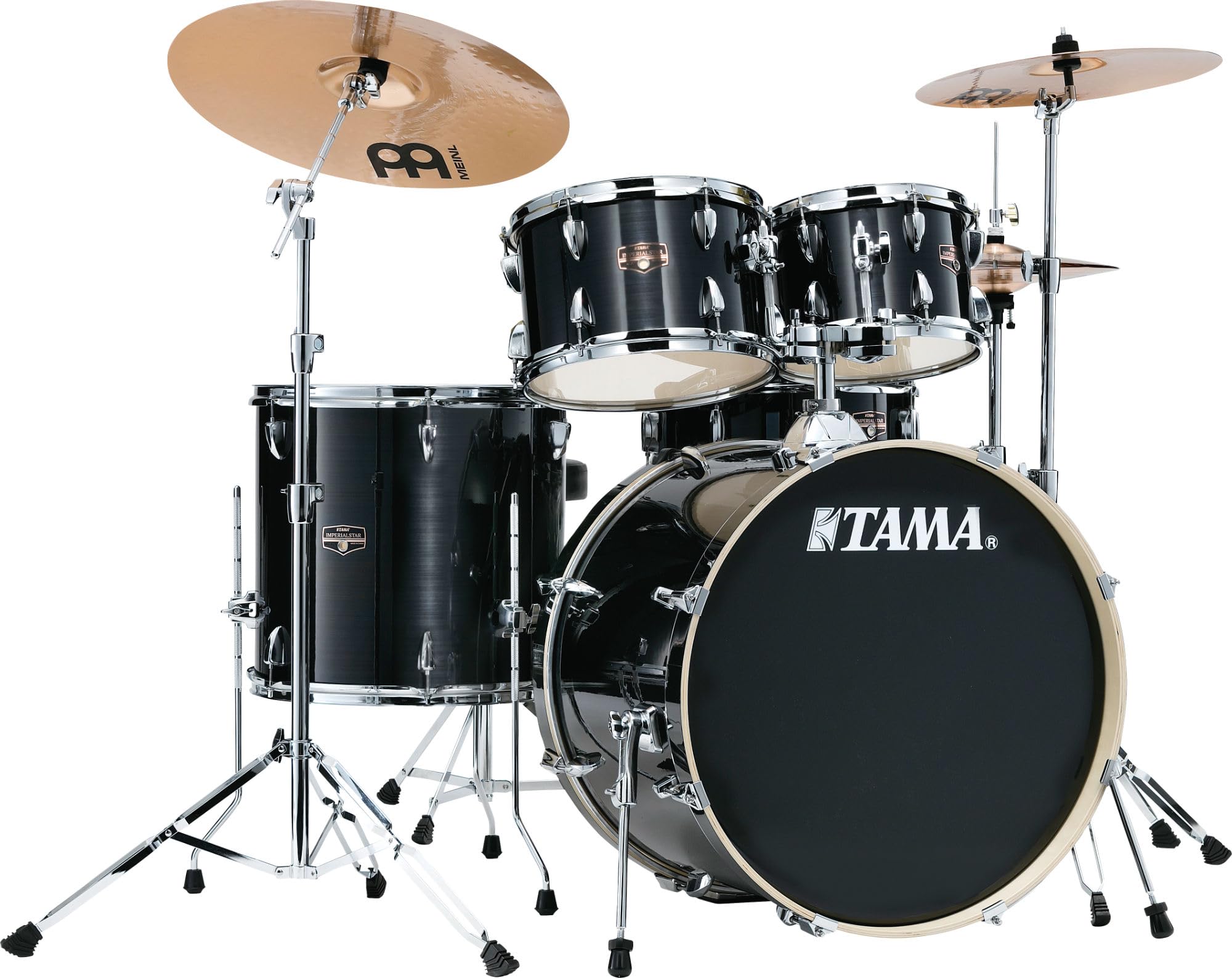 Tama IP52H6W-HBK Imperialstar 5-Piece Drum Kit (Hairline Black)