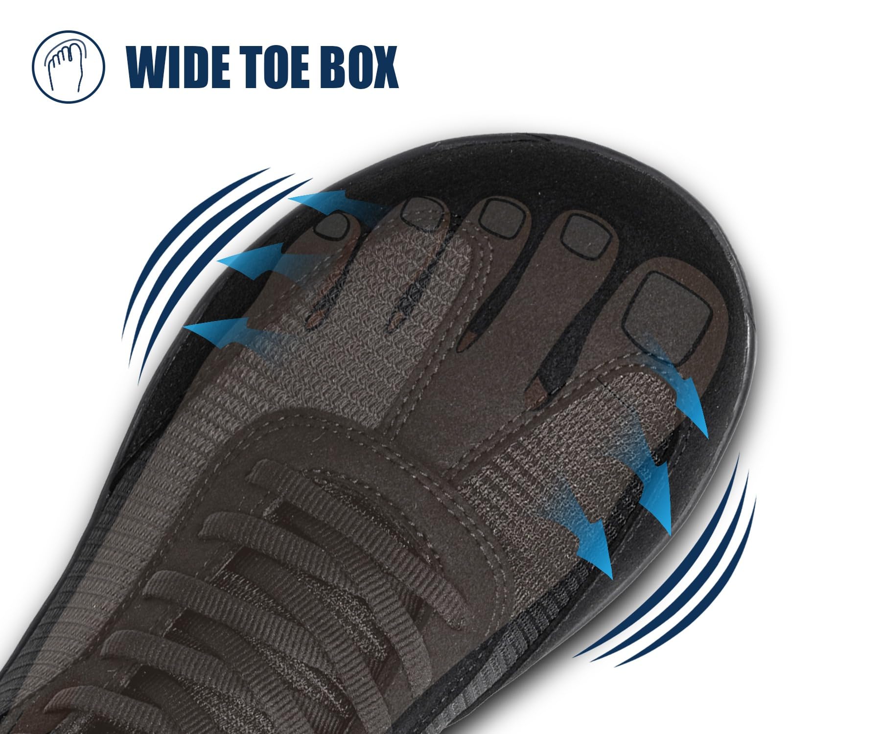 LARNMERN Scarpe antinfortunistiche da uomo con puntale in acciaio, traspiranti, sportive, antiscivolo, comode, leggere