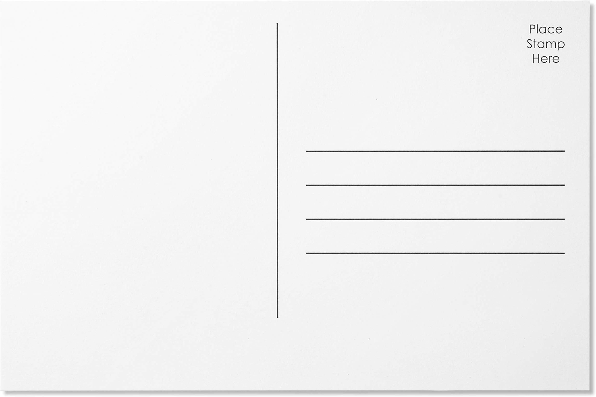 Jot & Mark Design Your Own Postcards | Blank Plain Mailable 4x6 Postcards on Heavy Cardstock (50 Pack) | Favorite Kids Activity, Personal Announcements, Write Your Representative