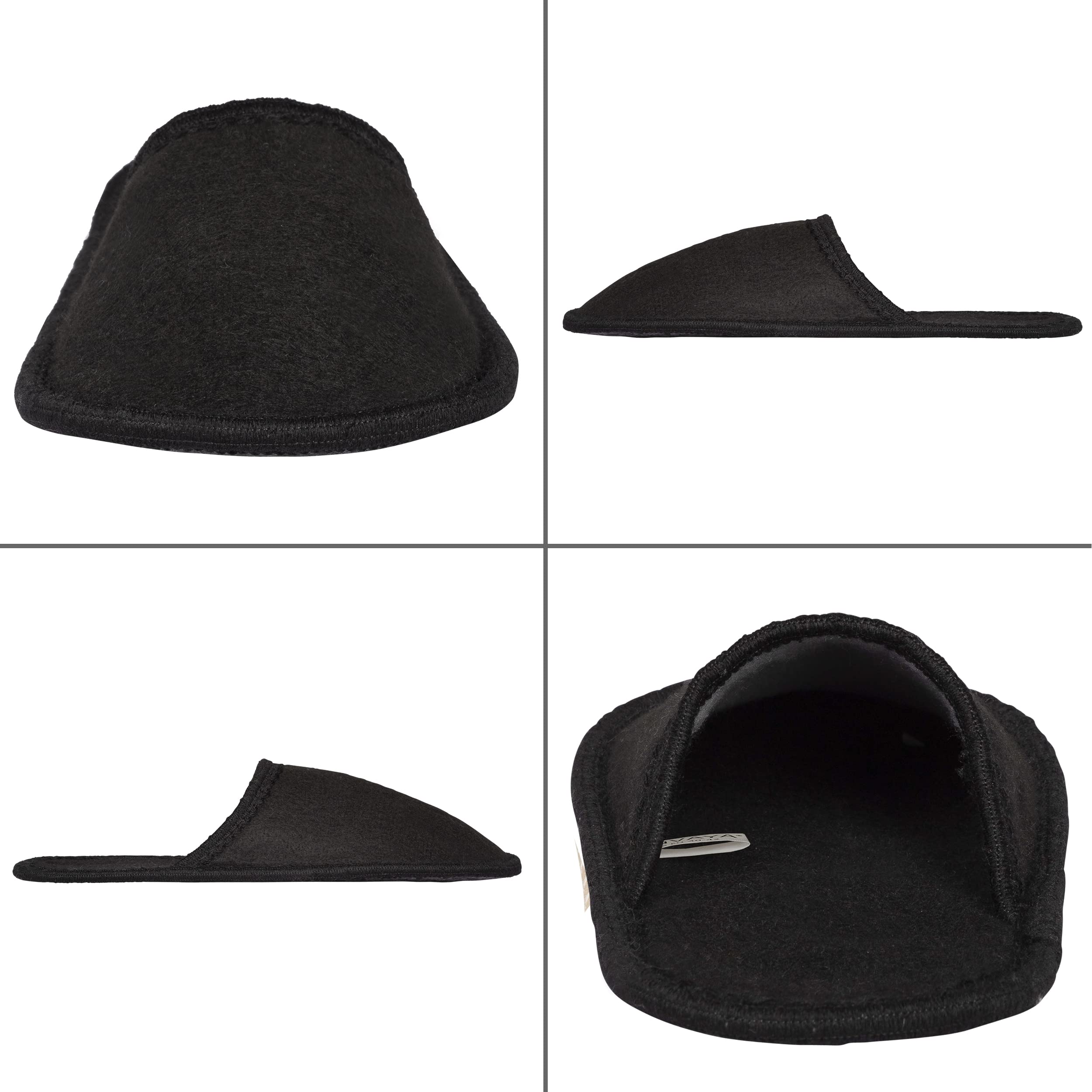 ONVAYA® Pantofle gościnne ABS | abstrakcyjna twarz | zestaw 6 sztuk | antypoślizgowa podeszwa | kapcie | filcowe pantofle | rozm. 36-45 kapcie dla gości, Abstrakcyjna twarz., 36/45 EU