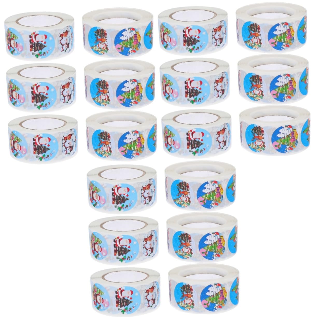 3 Set Etichette Adesive Natalizie Etichetta Di Tenuta Natalizia Decorazioni Mese Etichette Adesive Natale Etichette Natale Decorazione Dell'autoadesivo Di 6 * 3