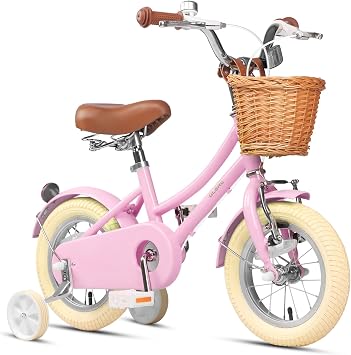 Glerc Vélo Rétro Enfant Little Molly avec Panier en Osier