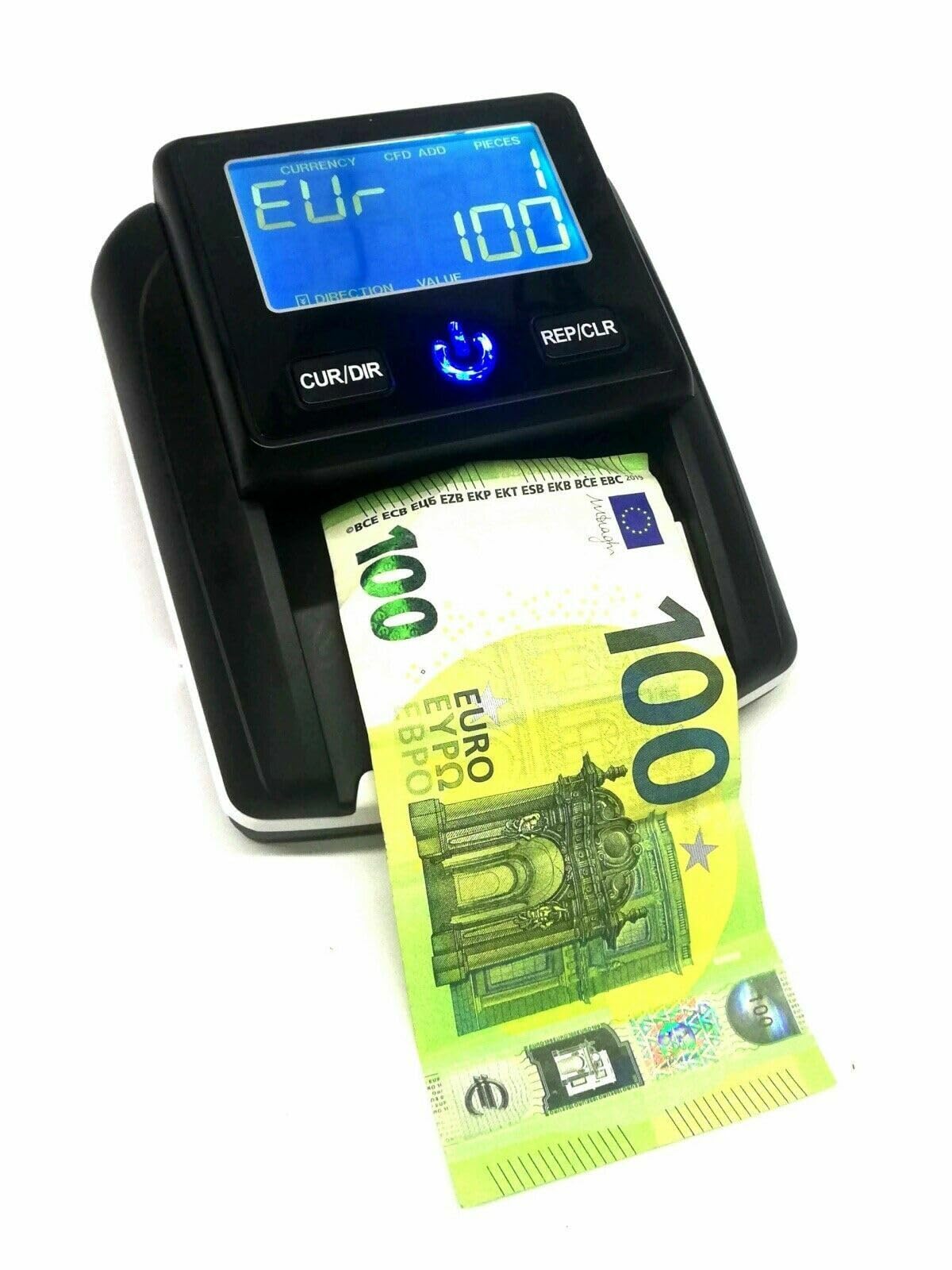 Rilevatore conta banconote false Verifica soldi falsi aggiornato 100€ 200€