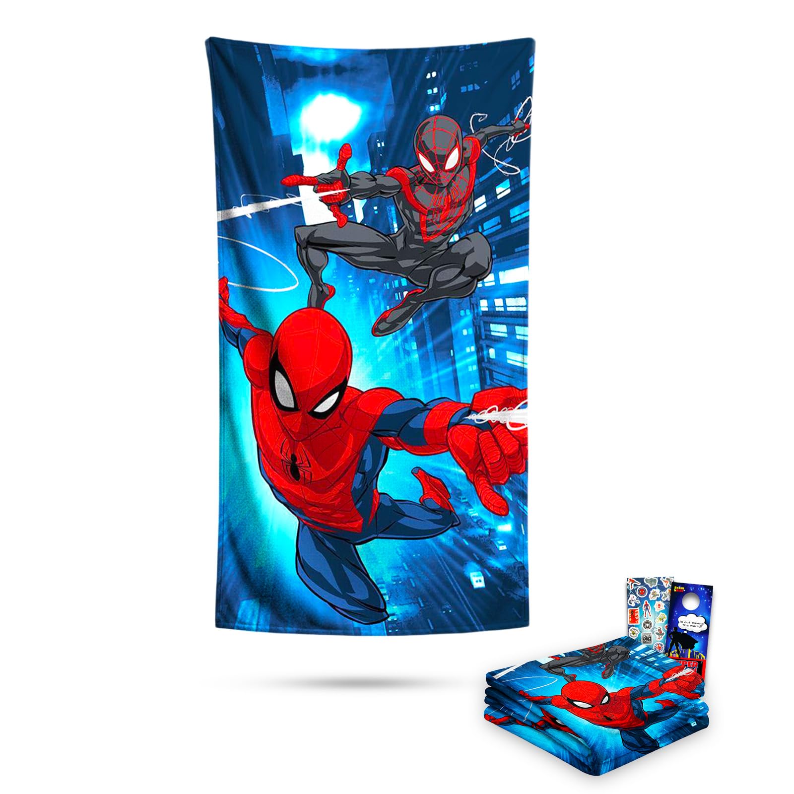 Amazon.com: Spiderman Beach Towel Set - Bundle of a 27