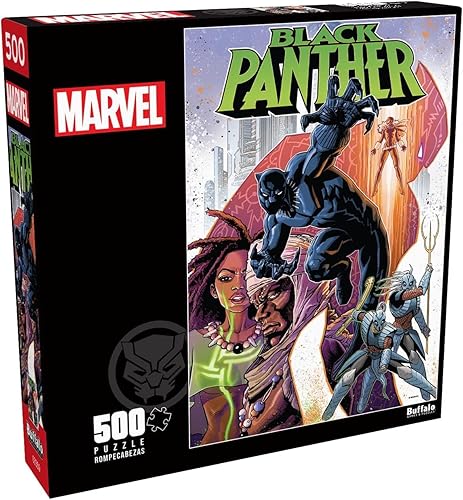 Miniatura 3 de Buffalo Games - Marvel - Black Panther #19-Rompecabezas de 500 piezas para adultos - Rompecabezas desafiante perfecto para noches de juego - El
