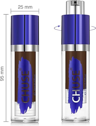 Miniatura 10 de CHUSE Tinta permanente del tatuaje del maquillaje del marrón claro L214 0.3 fl oz, color micro orgánico puro del pigmento, SGS pasado, DermaTest