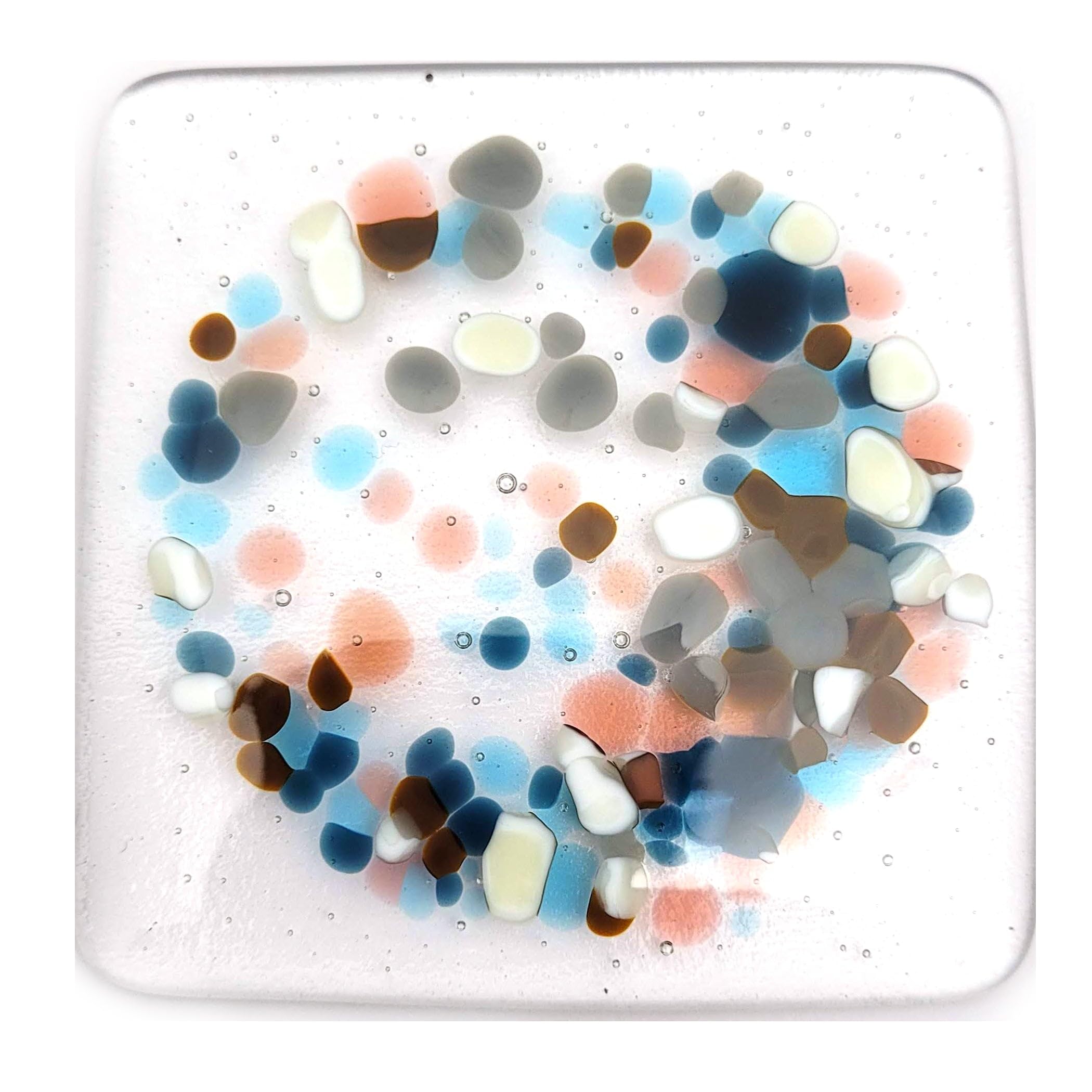 Seashore Frit Blend Coarse Bullseye Glass COE 90 Fusible - 4 Ounces