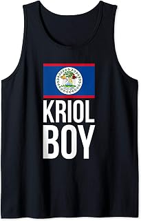 Kriol Boy Belize Pride Belizean Flag Culture Afro Pride Tank Top