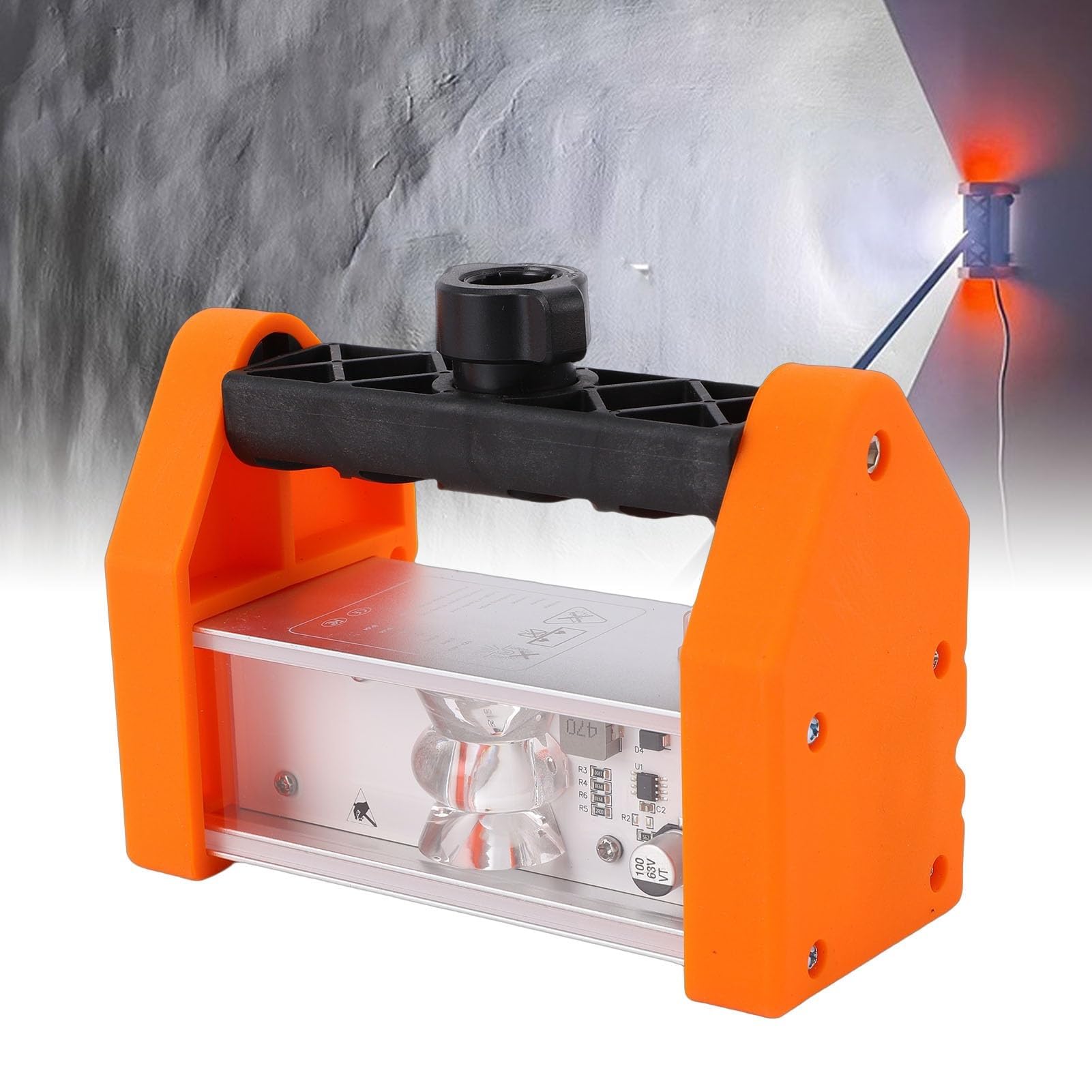 LED Wand-Inspektionsleuchte mit 155° Weitwinkelobjektiv und Silikonrückseite für Trennlackpolitur, ideal für den professionellen Einsatz und Heimwerker