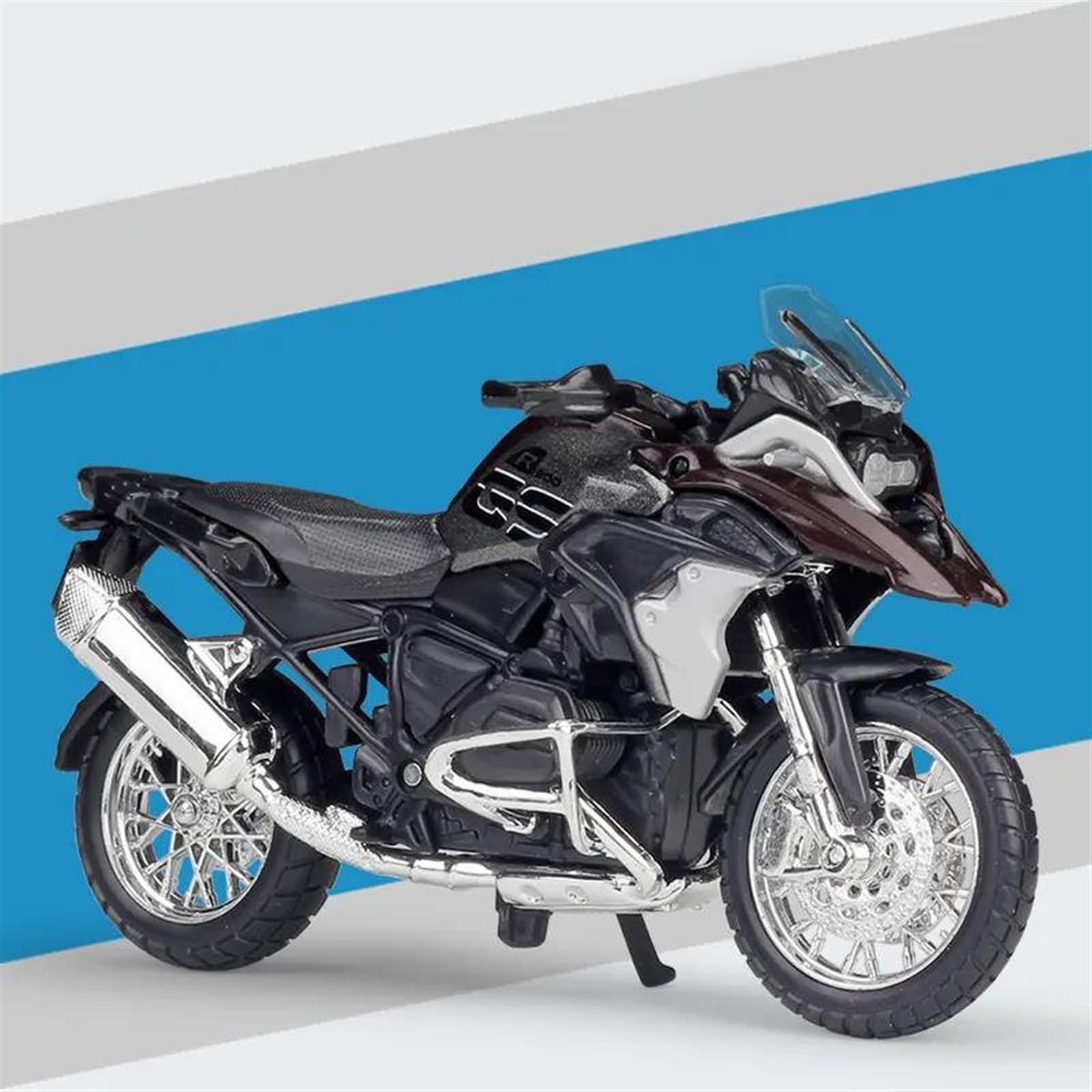 SEYXF Motorbike Toy 1:18 for BMW R1200 GS 2017 Motorcycle Model Simulation Alloy Toy