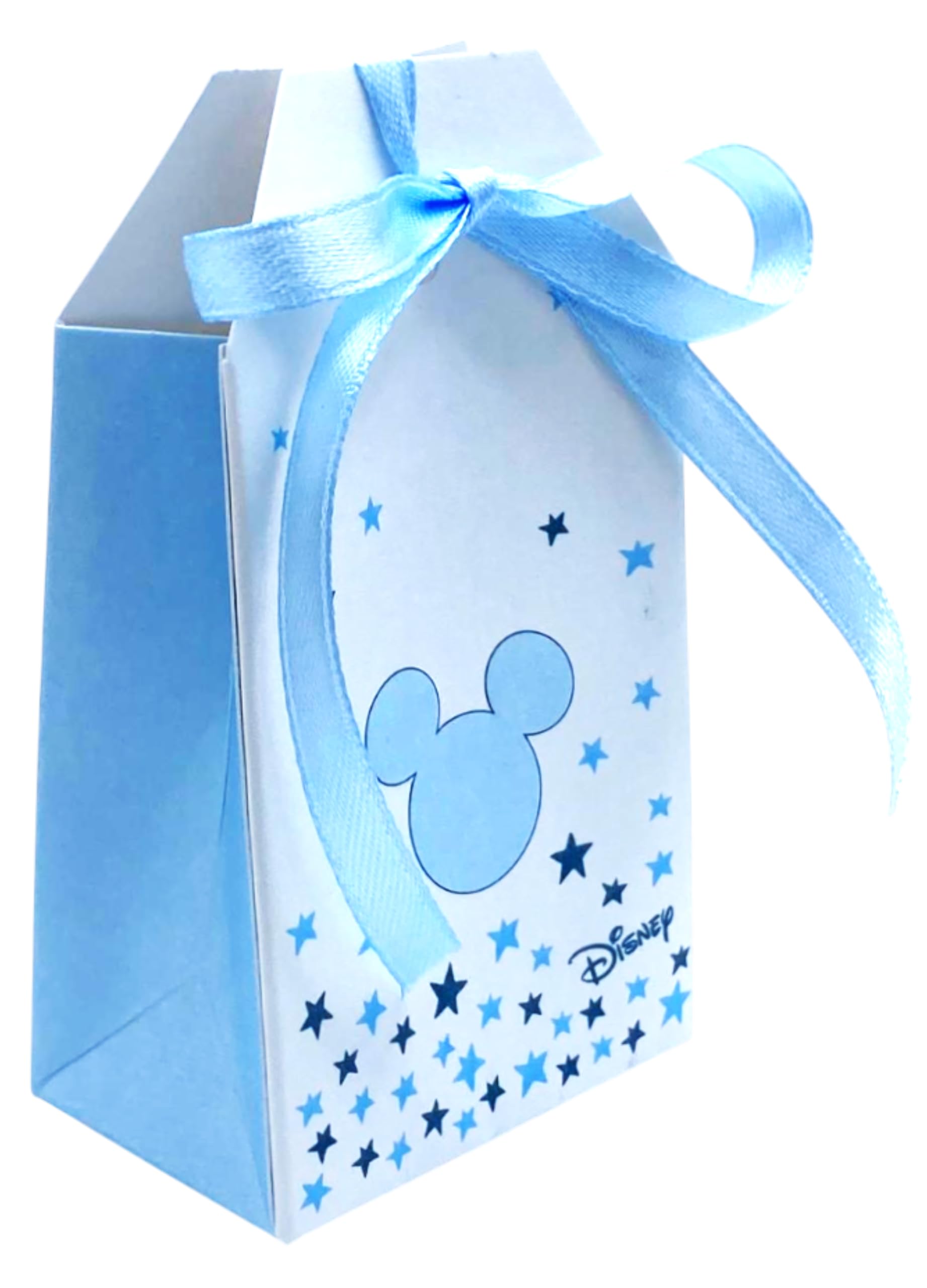 Boîtes à dragées souris avec carte personnalisée pour baptême et naissance x70