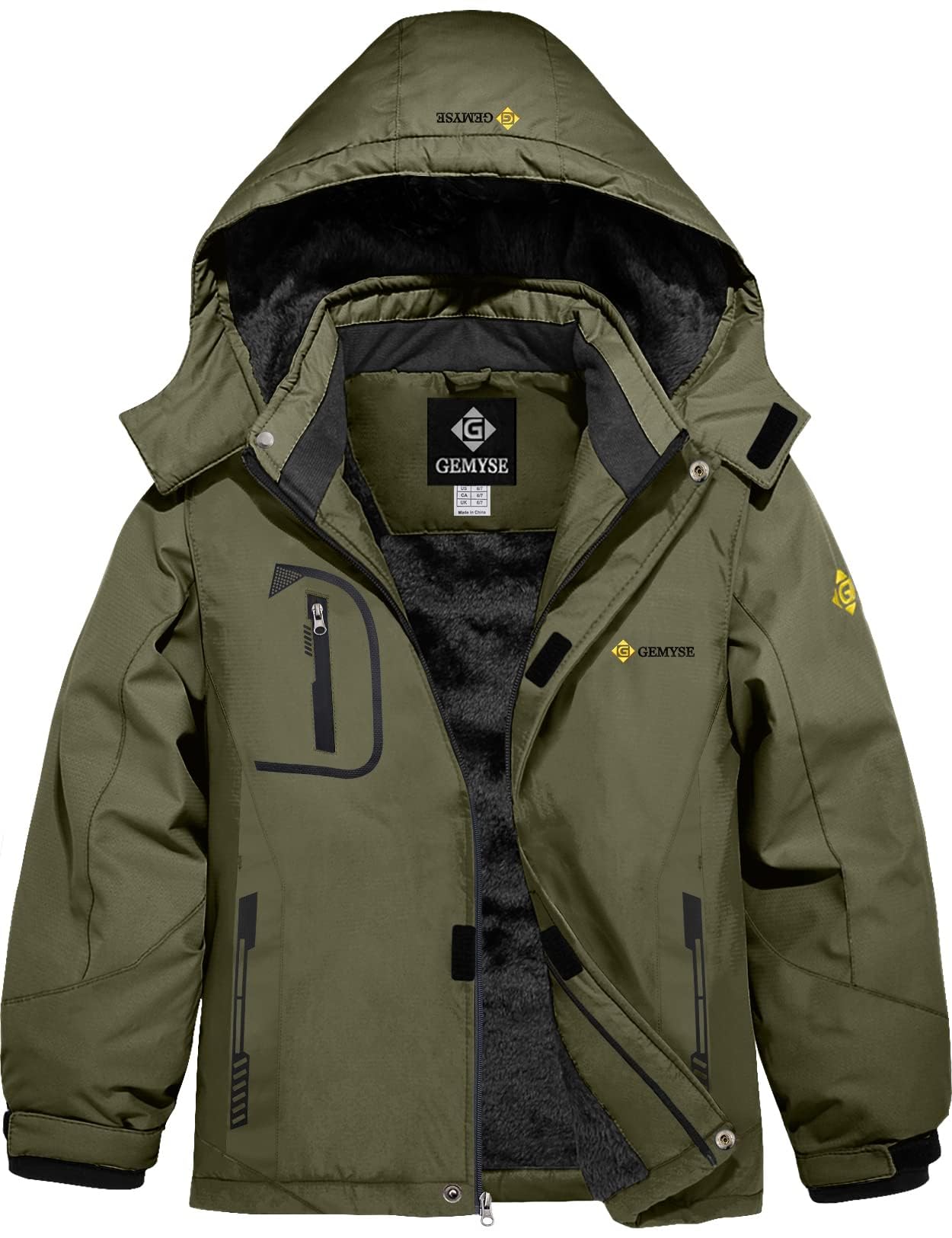 GEMYSE Boys' Ski Jacket