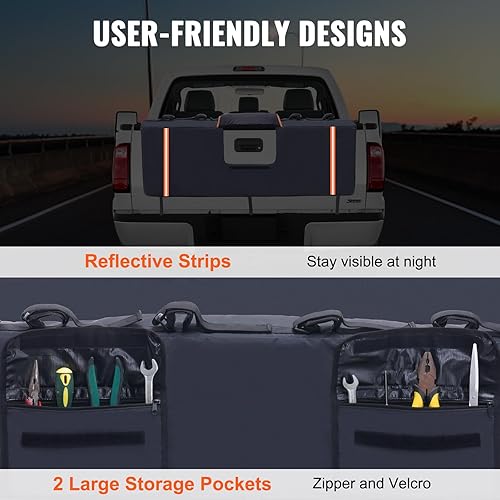 Miniatura 6 de VEVOR Almohadilla de bicicleta para puerta trasera  Almohadilla para portón trasero de camión para bicicletas de montaña 56, almohadilla de