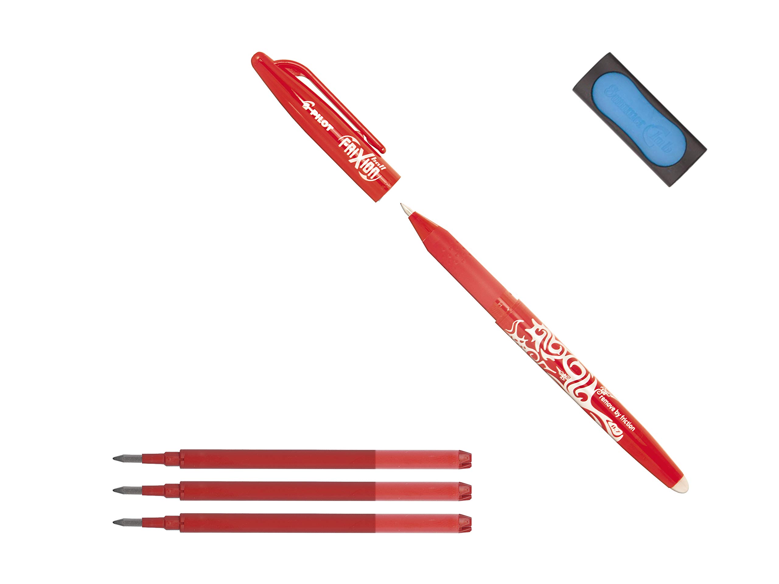 Pilot Frixion rollerball pen, erasable, Red
