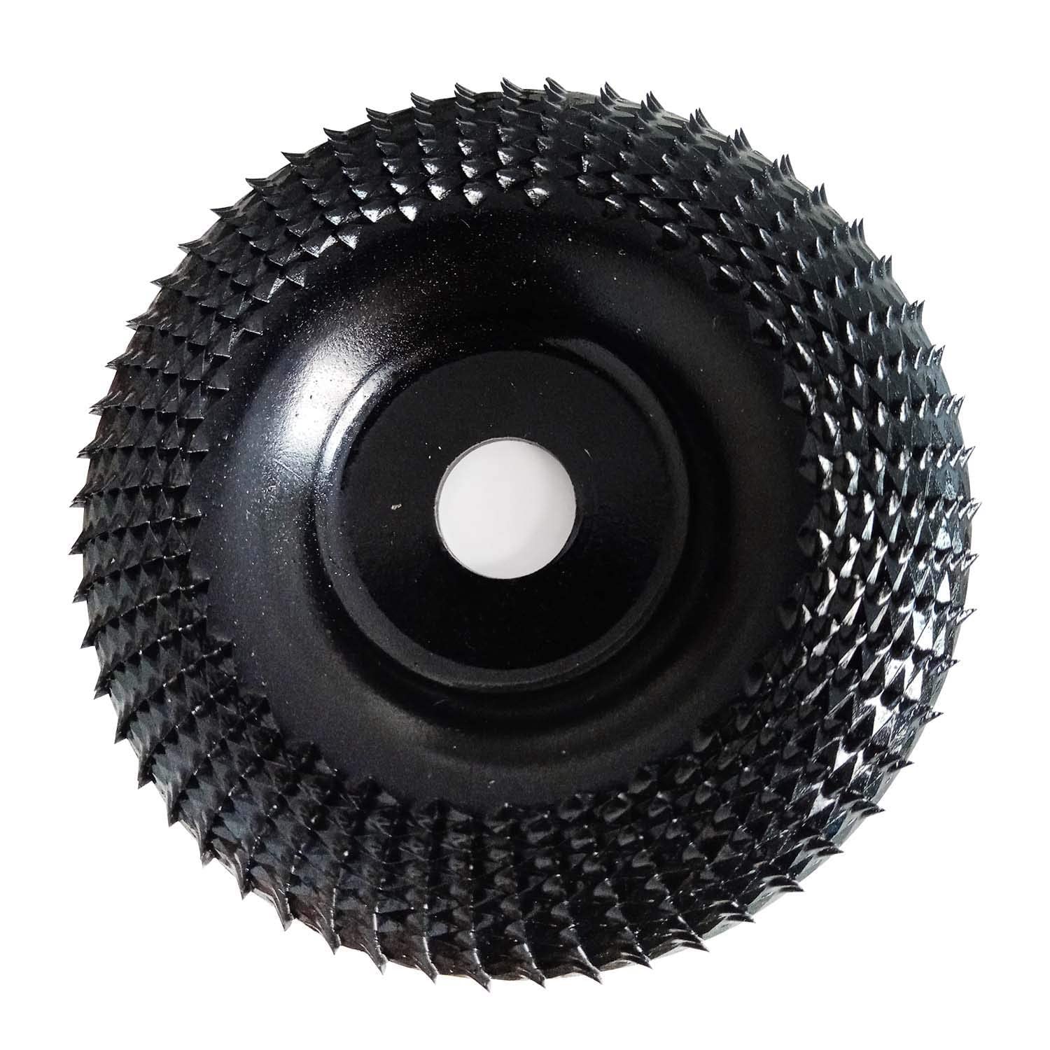 Mola per Lucidare, Disco per Smerigliatrice Ruota per Modellare il Legno da 4 Pollici, Disco per Modellare la Smerigliatura Del Legno per Smerigliatrici Angolari con 5/8 Pollici